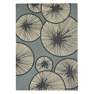 MissPrint Cotton Tree Rug, Blue